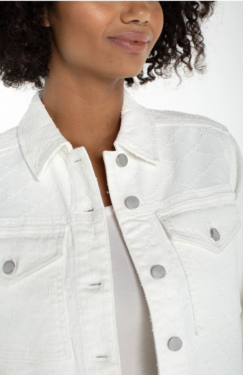Bracelet Length High Cuff Cropped Jacket