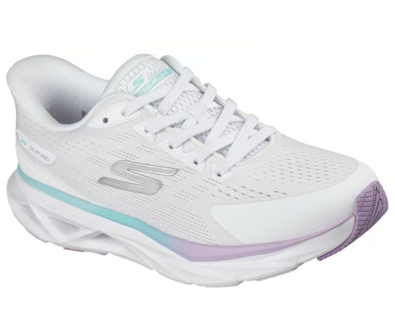 Glide-Step Vortex Slip-ins, Color: White/Multi, Size: 7
