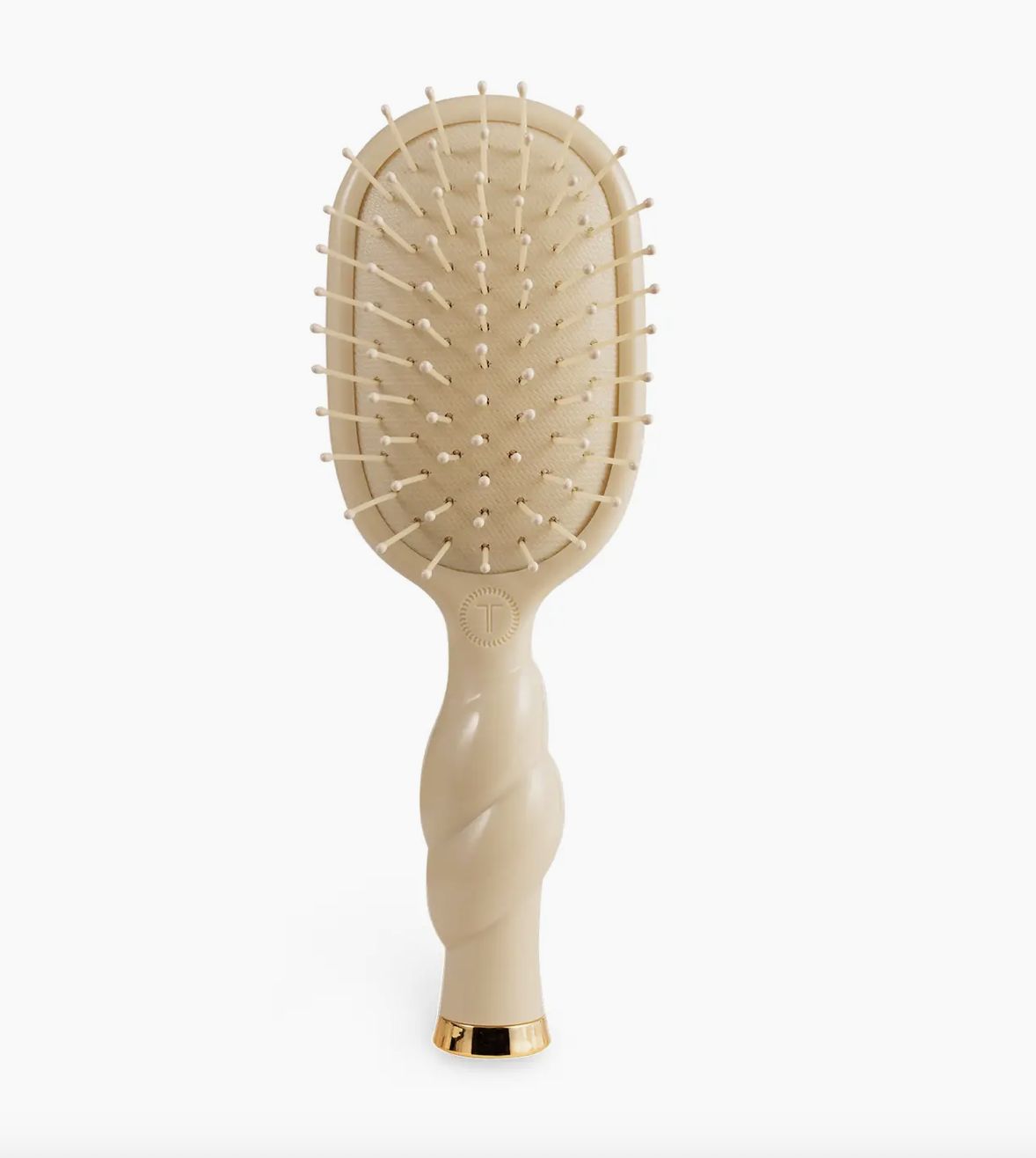 Mini Detangler Brush for Medium Hair, Color: Tan