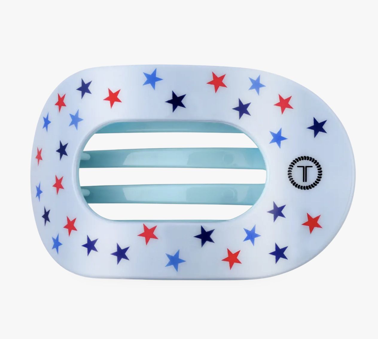 United We Sparkle | Flat Round Hair Clip |, Size: Large