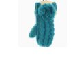 Kids C.C Solid Pom Fuzzy Lined Mittens
