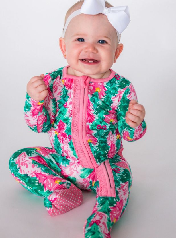 Jolly Grove Ruffle Footed Pajamas