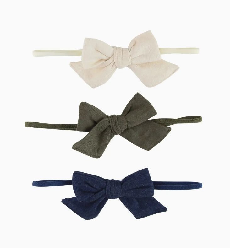 Girls 3-Pack Bow Headband