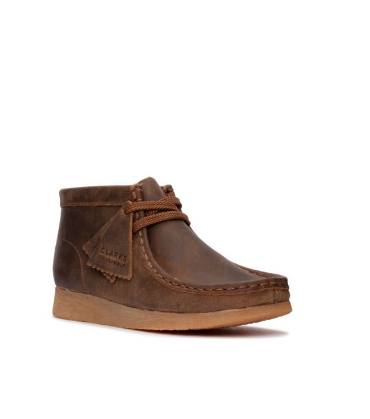 Kids Wallabee Boot | SALE | MSRP: $70 | 60% Off, Color: Beeswax Brown Leather, Size: 10, Type: Toddler