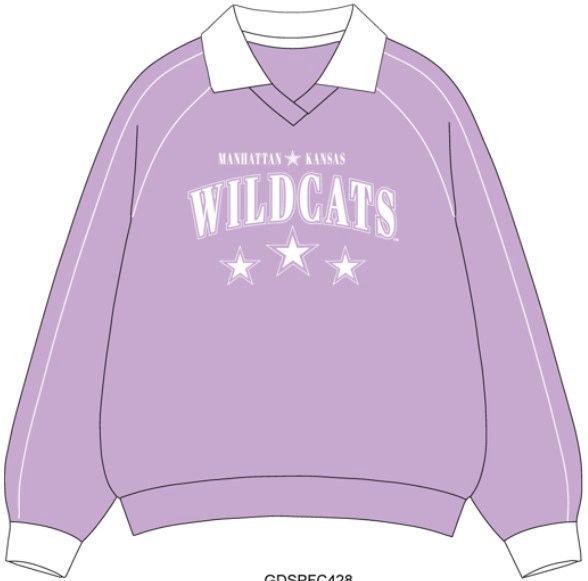 Kansas State Sunday Collared Sweater
