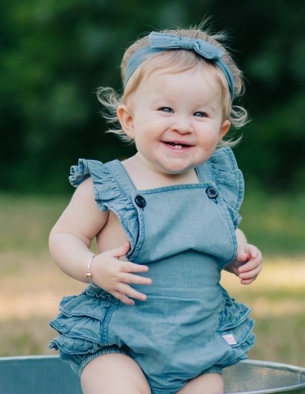 Light Wash Denim Headband