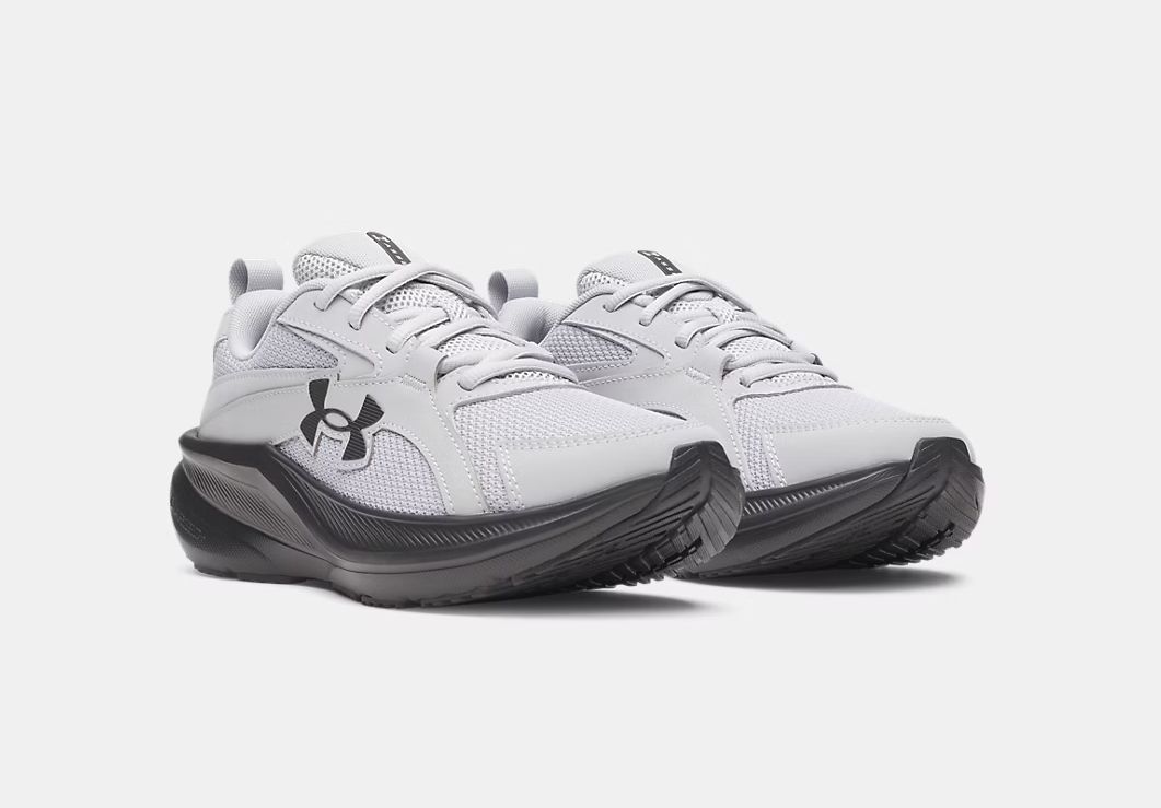 Boys Charged+ Assert 11, Color: Gray/Black: 012, Size: 10.5, Type: Kids (AC)