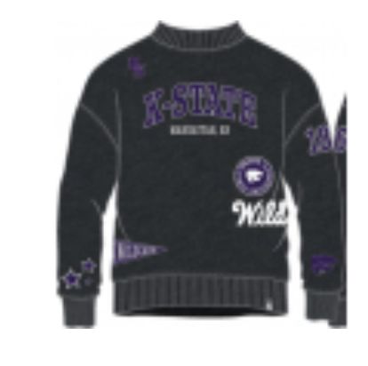 Kansas State All Over Scatter Sweater