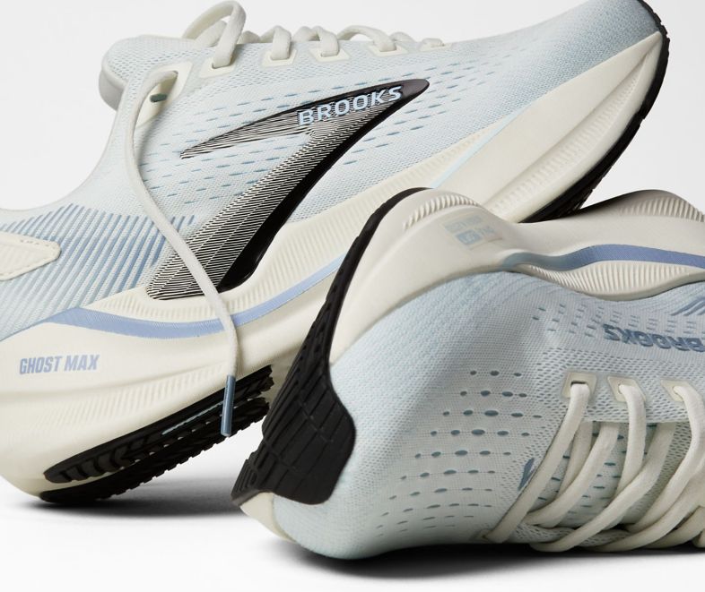 Women's Ghost Max 4, Color: Grey/Nantucket/rain Washed: 037, Size: 7, Width: B