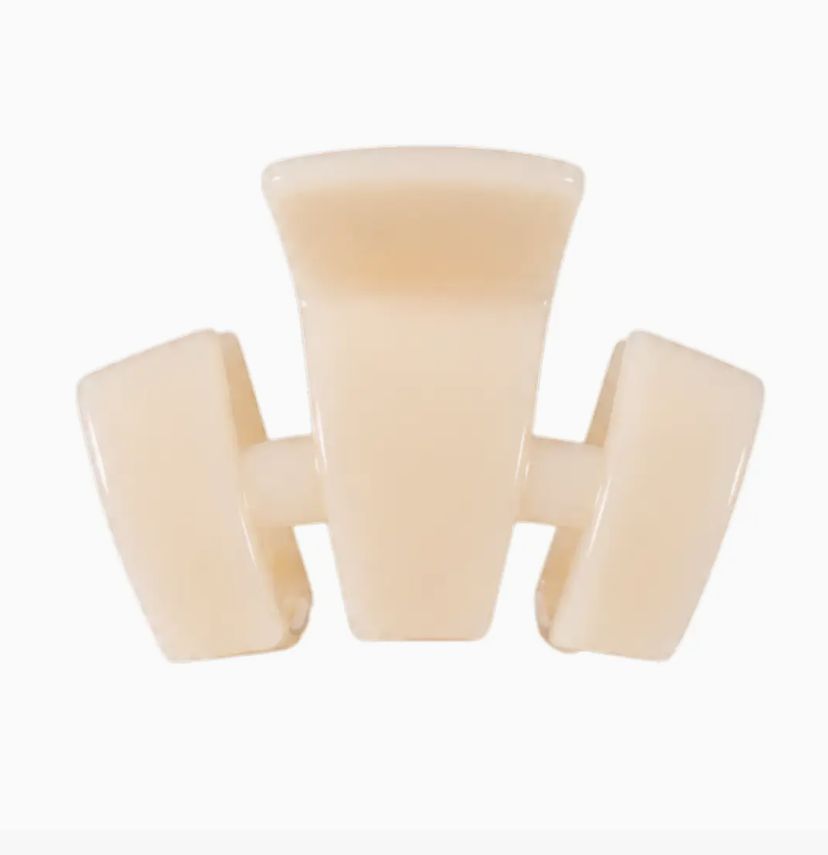 Classic | Petite | Claw Clip, Color: Almond Beige