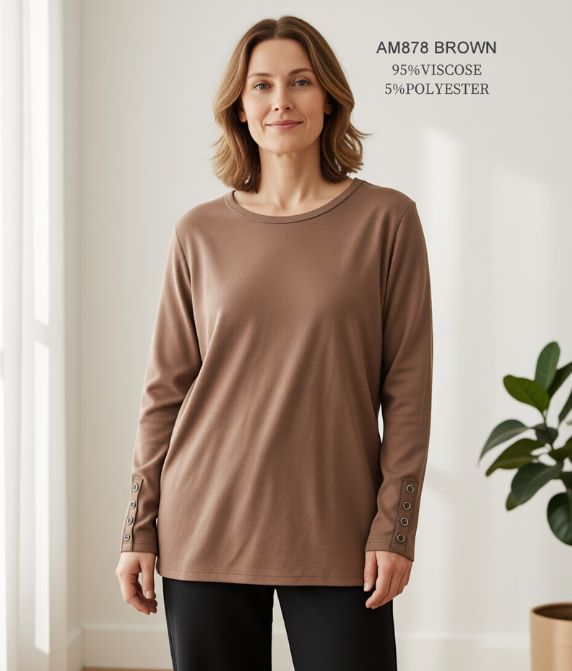 Crew Neck Long Sleeve