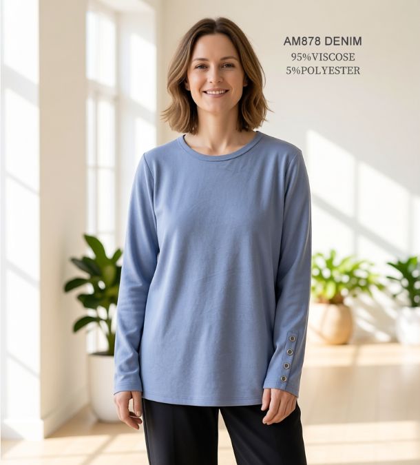 Crew Neck Long Sleeve