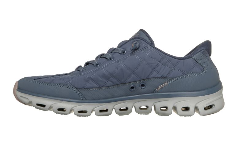 Skechers Slip-ins: Glide-Step - Cozy Fit At Ease, Color: Slate, Size: 7, Type: Women's