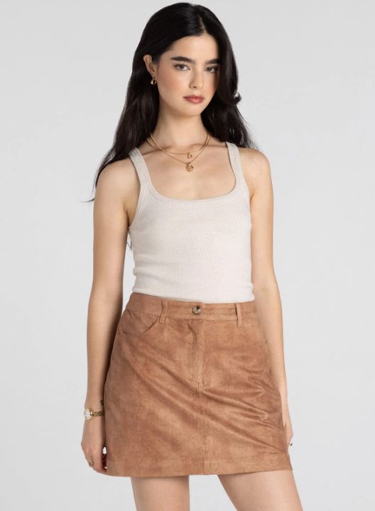 Corinne Tank, Color: Bone White, Size: Small