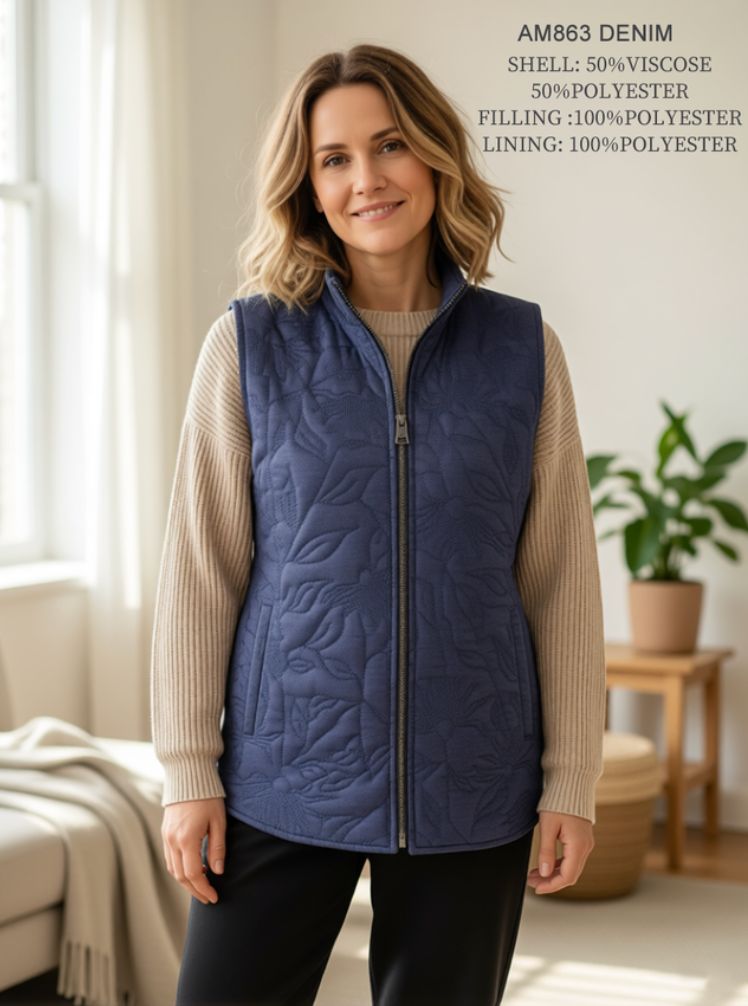 Floral Detail Vest