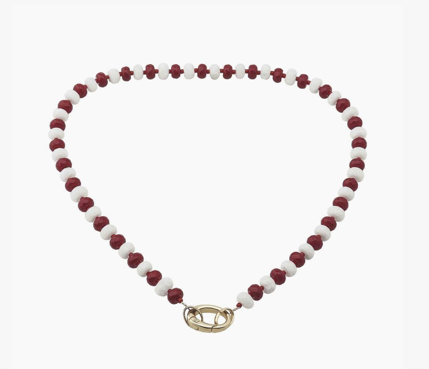 Beaded with 18" Gameday Necklace with Gold Clasp For Adding Charms