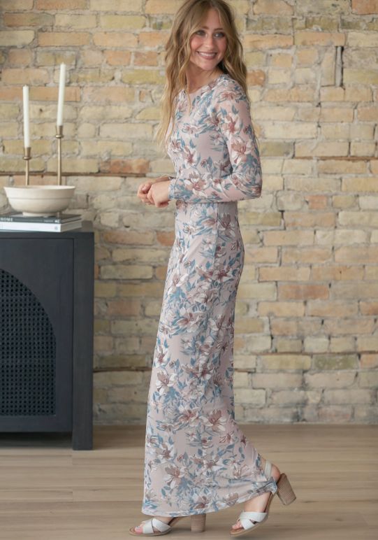 Belle Long Sleeve Maxi Dress
