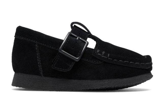 Wallabee TBarT, Color: Black Suede, Size: 5