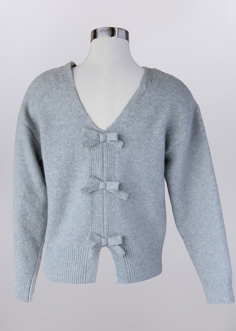 Bow Back Knit Sweater