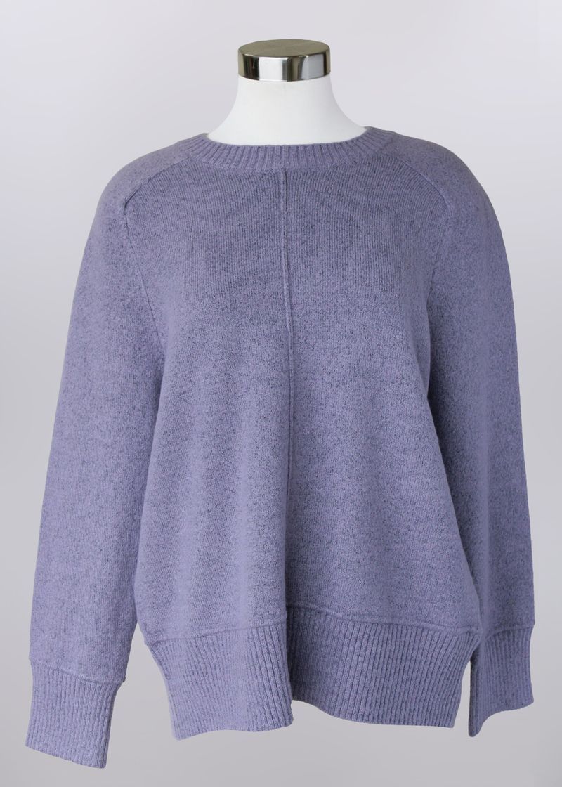 Pullover Sweater, Color: Lavender, Size: Small