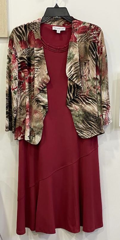 Fawn 3/4 Sleeve Dress Set
