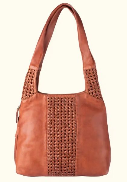 Adela | Washed Leather Tote Bag