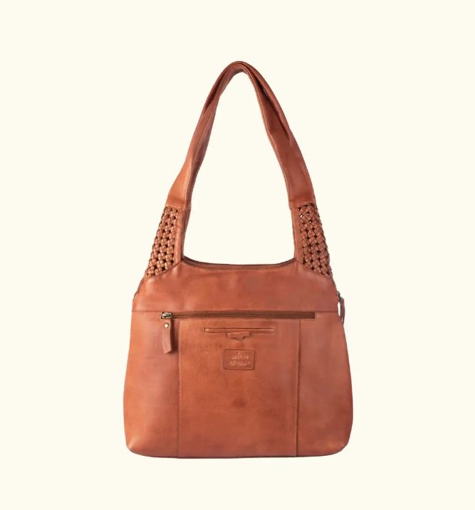 Adela | Washed Leather Tote Bag