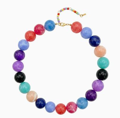 Dopamine Acrylic Beaded Necklace