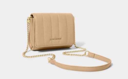 Kendra Quilted Mini Crossbody | SALE | MSRP: $55 | 10% Off, Color: Soft Tan