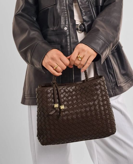 Nova Hand Woven Top Handle Bag