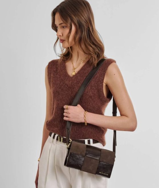 Taya Suedette Crossbody Bag