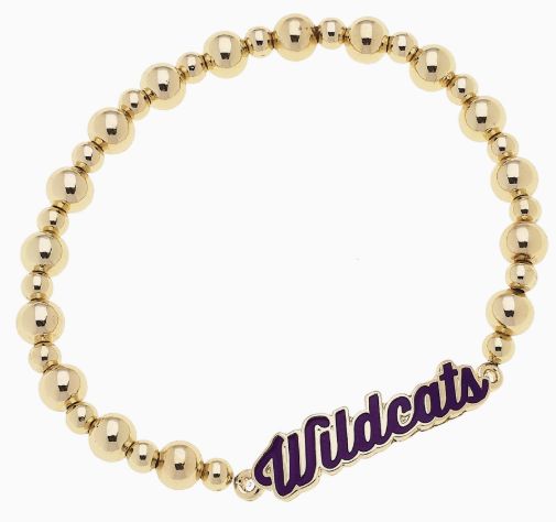 Kansas State Wildcats Autograph Enamel Stretch Bracelet