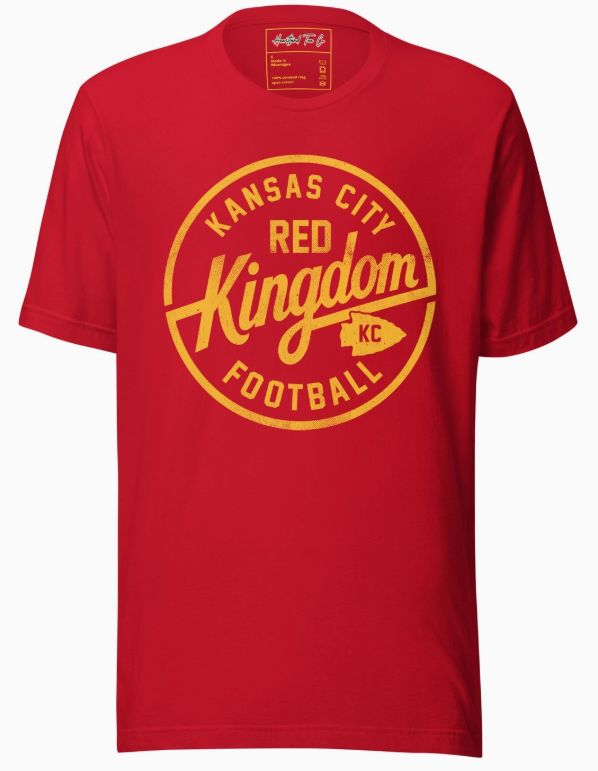 Red Kingdom Tee, Color: Red, Size: Small