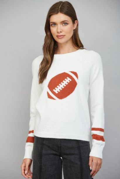 Football Pattern Sweater
