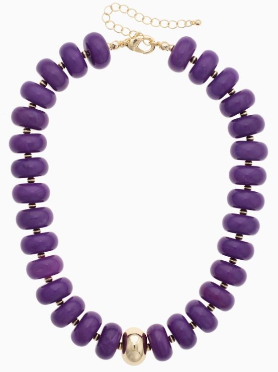 San Sebastian Beaded Resin Necklace