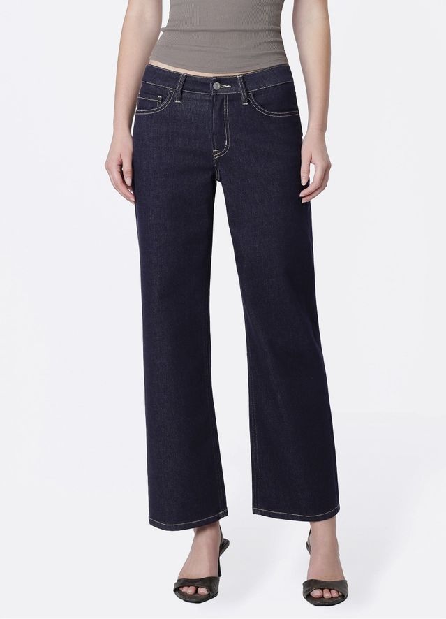 Aileeah | Mid Rise Slim Wide Jeans