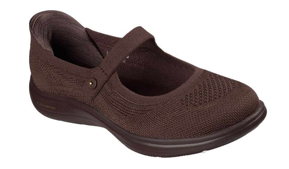 Skechers Slip-ins: On-The-GO Flex Radiant - Mary Ann, Color: Chocolate, Size: 7.5