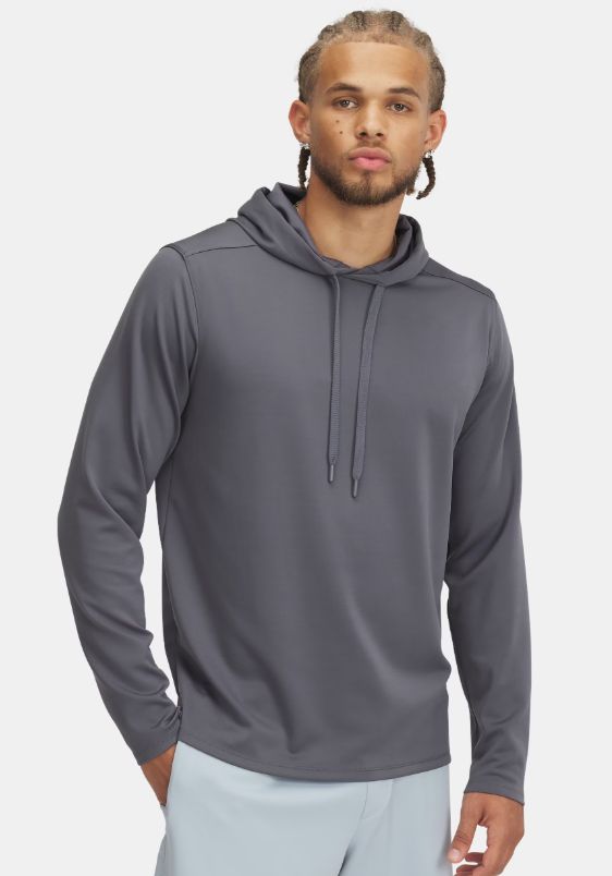 UA Motion Men's Hoodie, Color: Castlerock, Size: Large