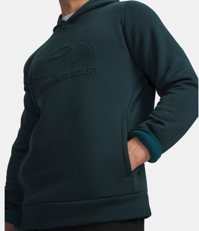 Armour Fleece® Twist Emboss, Color: Arden Green, Size: X-Large