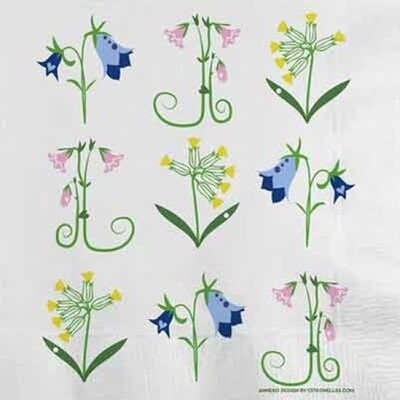Napkin, L Flowers of Sweden