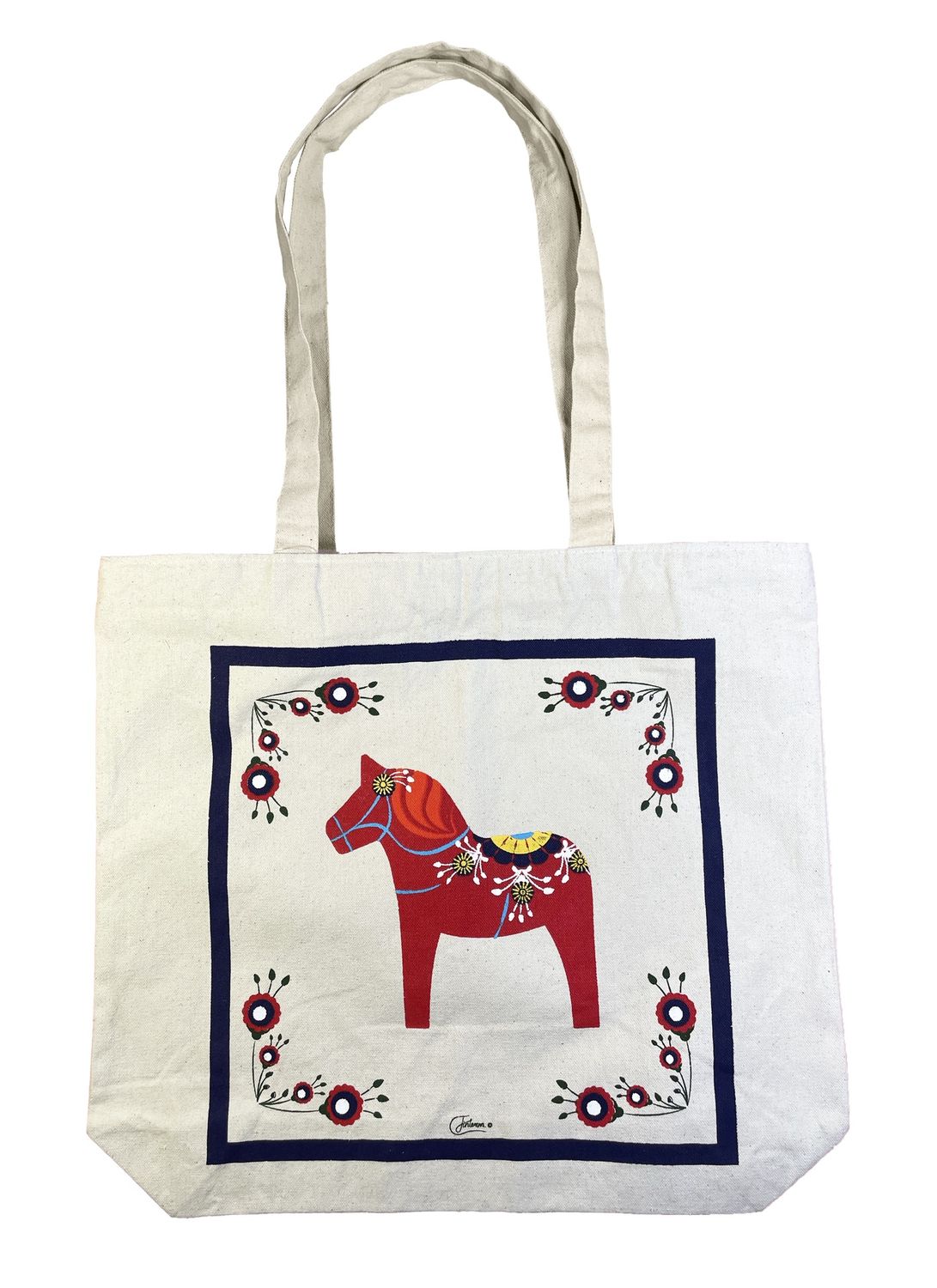 Canvas bag, Dalahorse &amp; Kurbits