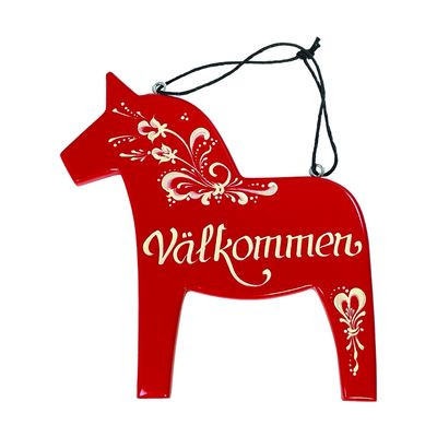 Dalahorse Sign, Valkommen, red