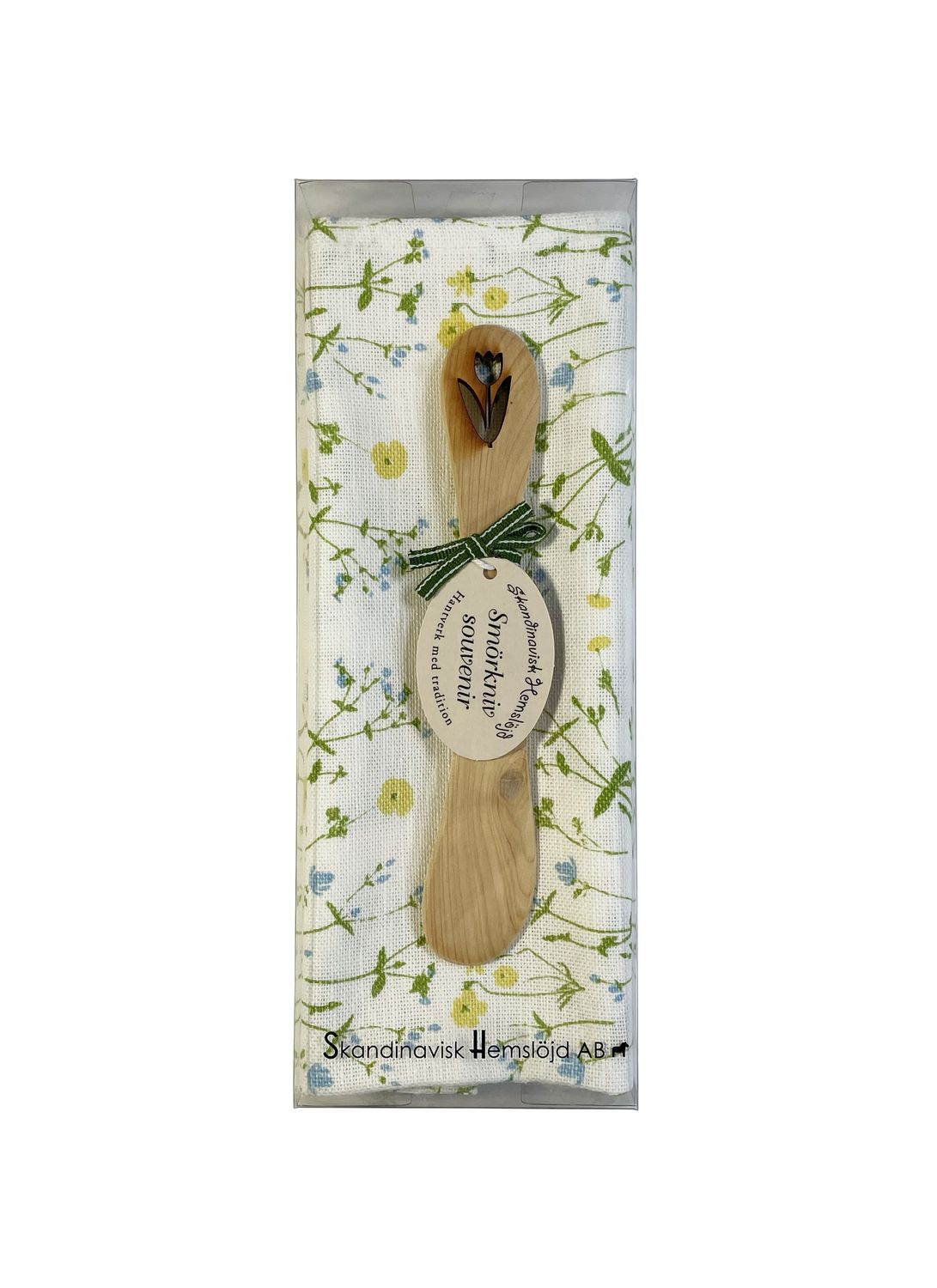 Towel &amp; spreader set, summer flowers