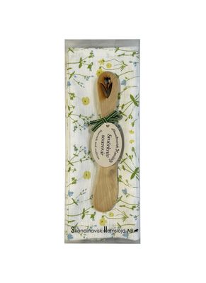 Towel &amp; spreader set, summer flowers