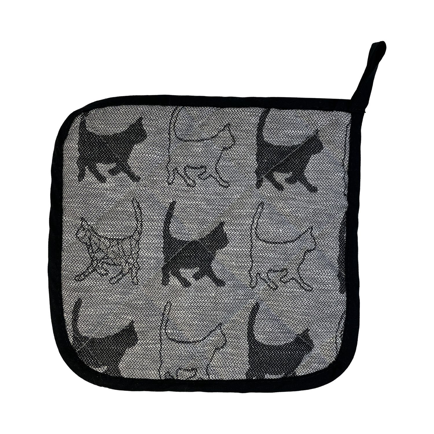 Potholder, Cat Black