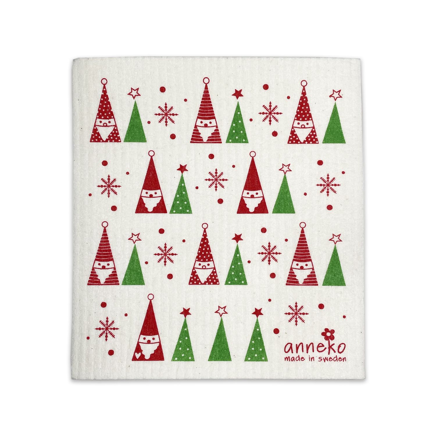 Dishcloth, Christmas Tree &amp; Tomte