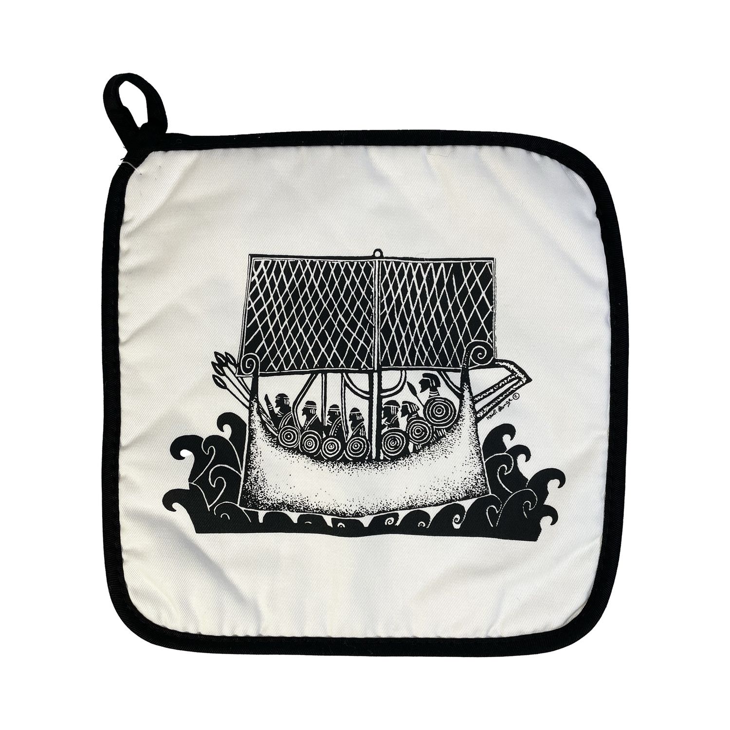 Potholder, Viking ship