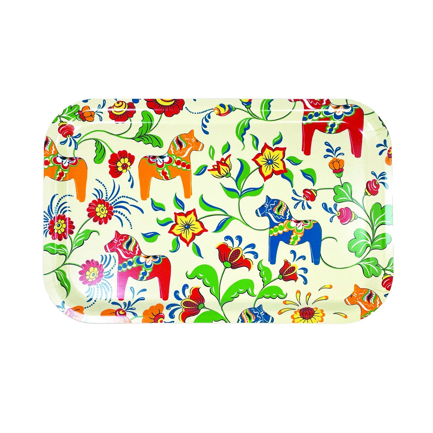 Tray 8x13 Dala/kurbits cream