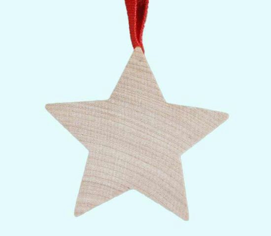 Star Ornament, Natural