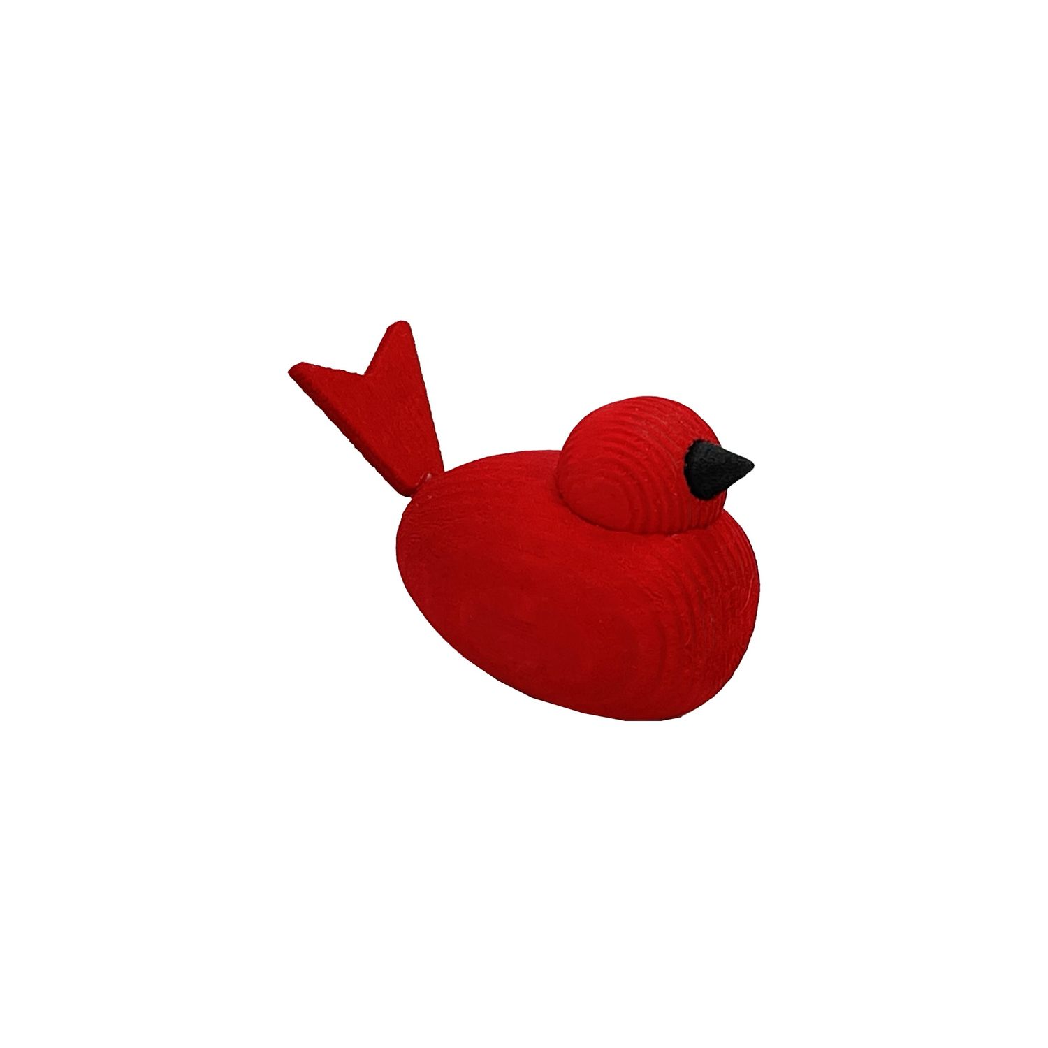 Wooden Birds, Size: S, color: Red
